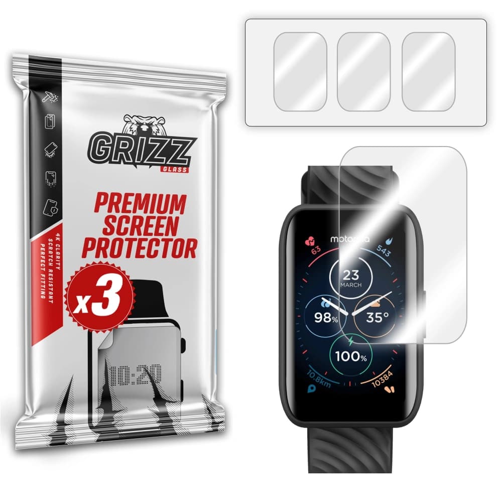 Film hidrogel GrizzGlass Hydrofilm pentru Motorola Moto Watch 40