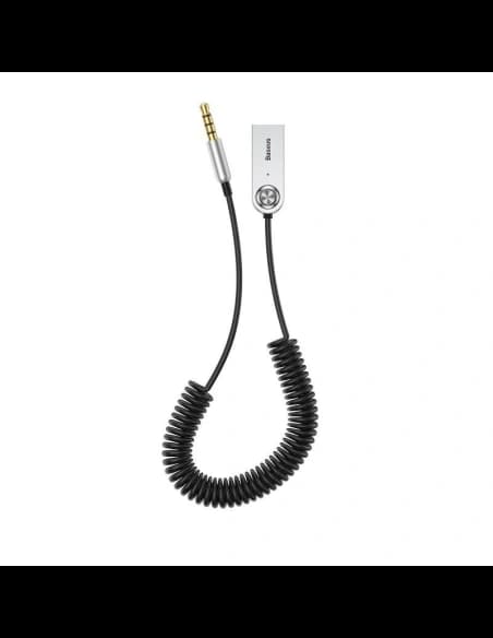 Adaptér audio Bluetooth 5.0 Baseus USB, AUX (černý)