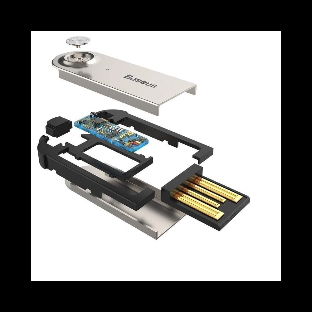 Adaptér audio Bluetooth 5.0 Baseus USB, AUX (černý) - 4