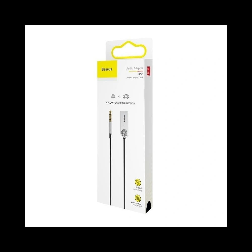 Adaptér audio Bluetooth 5.0 Baseus USB, AUX (černý) - 7