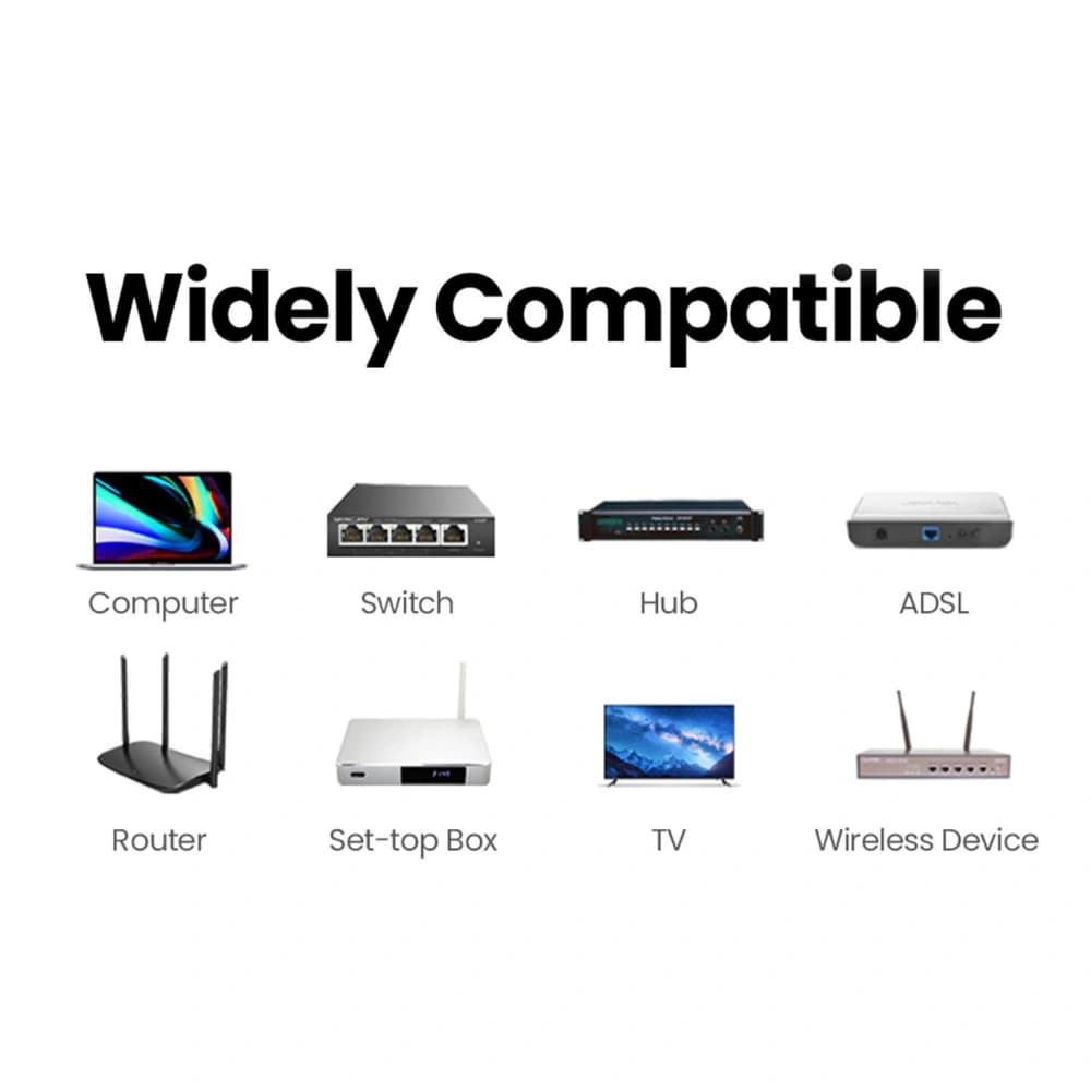 Síťový adaptér UGREEN NW116 RJ45 / RJ45 bílý - 10