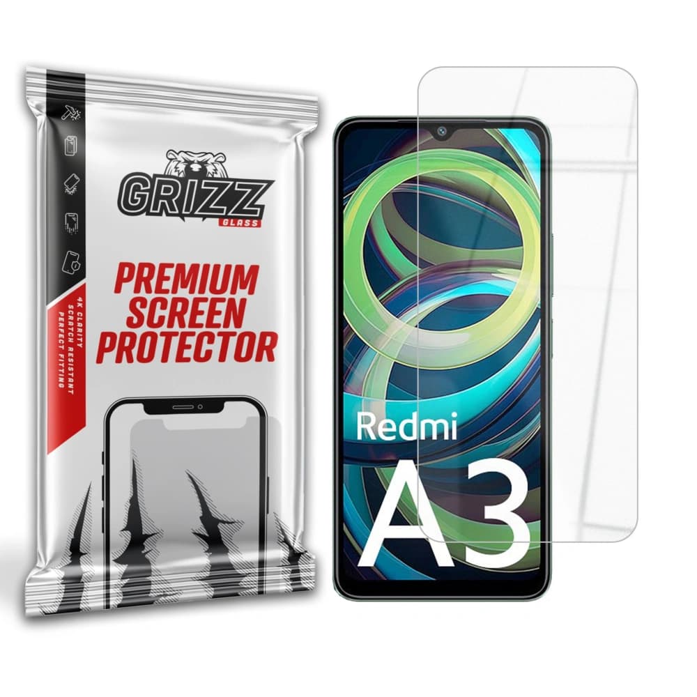 Hybriertes Glas GrizzGlass HybridGlass für Xiaomi Redmi A3