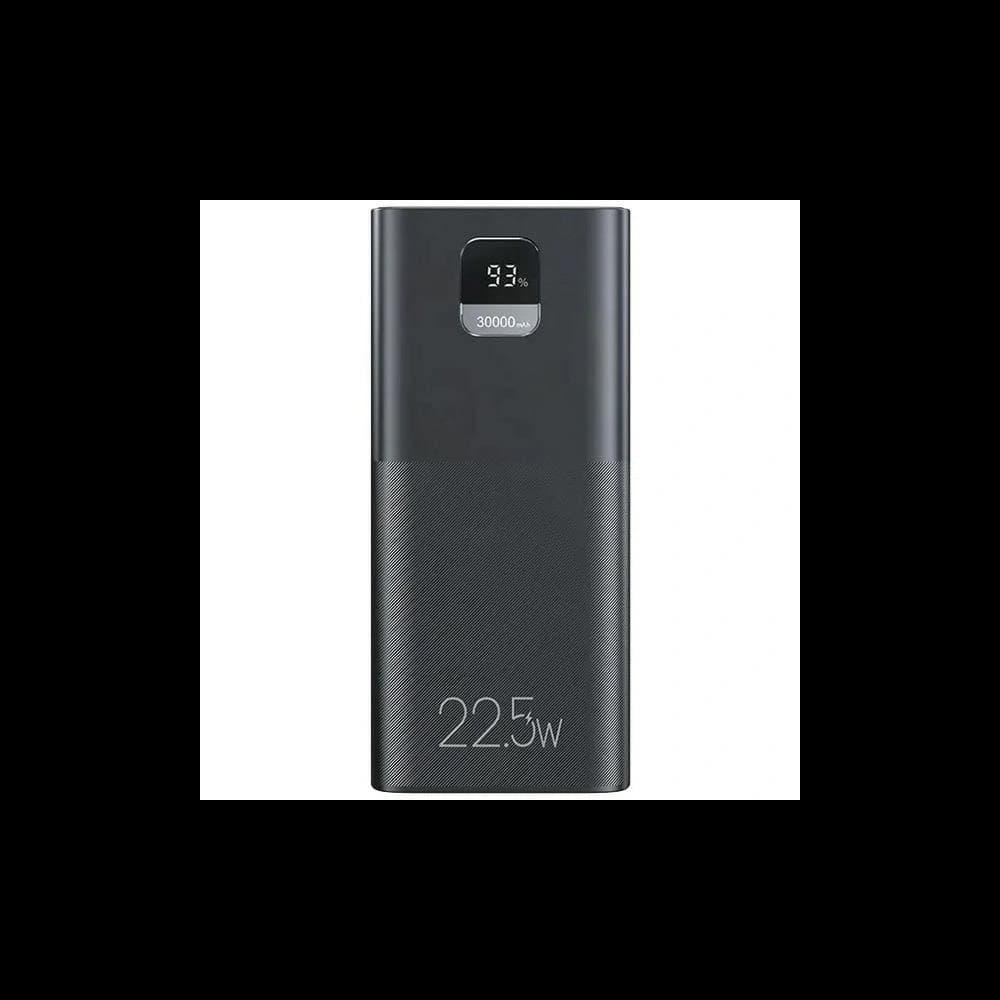 Powerbank USAMS PB68 30000mAh 2xUSB-A, USB-C, 20W, PD, QC 3.0 cu display negru/black - 1