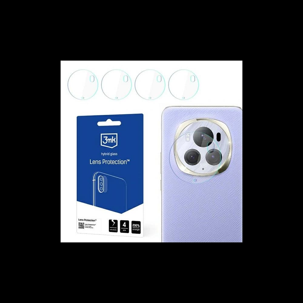 Hibrid üveg a fényképezőgép objektívhez 3MK Lens Protect Honor Magic6 Pro [4 PACK] - 1