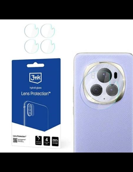 Sticlă hibridă pentru obiectivul aparatului 3MK Lens Protect Honor Magic6 [4 PACK]