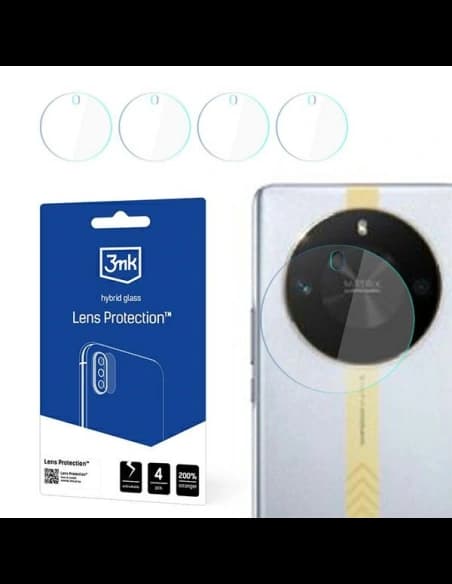 Hybridglas für die Kameraobjektiv 3MK Lens Protect Honor X50 GT [4 PACK]