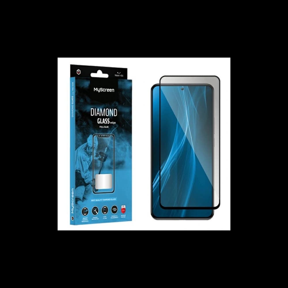 MyScreen Diamond Glass Edge Full Glue Honor X8b black - 1