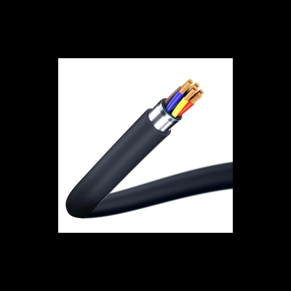 Kábel 3MK Hyper USB-A / microUSB 1.2m 5V 2.4A Fekete/Black - 6