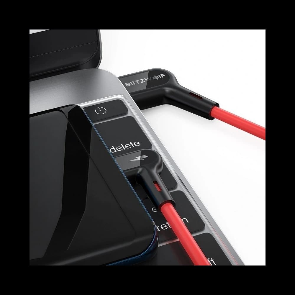 Cablul micro USB unghiular BlitzWolf BW-AC2 2,4A 0,9m - 4