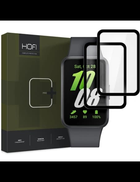 Hofi Hybrid Pro+ Samsung Galaxy Fit 3 Black [2 PACK]