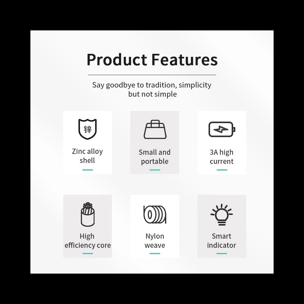 Kábel Joyroom S-M411 USB-A / microUSB 3A 1.2m fekete - 5