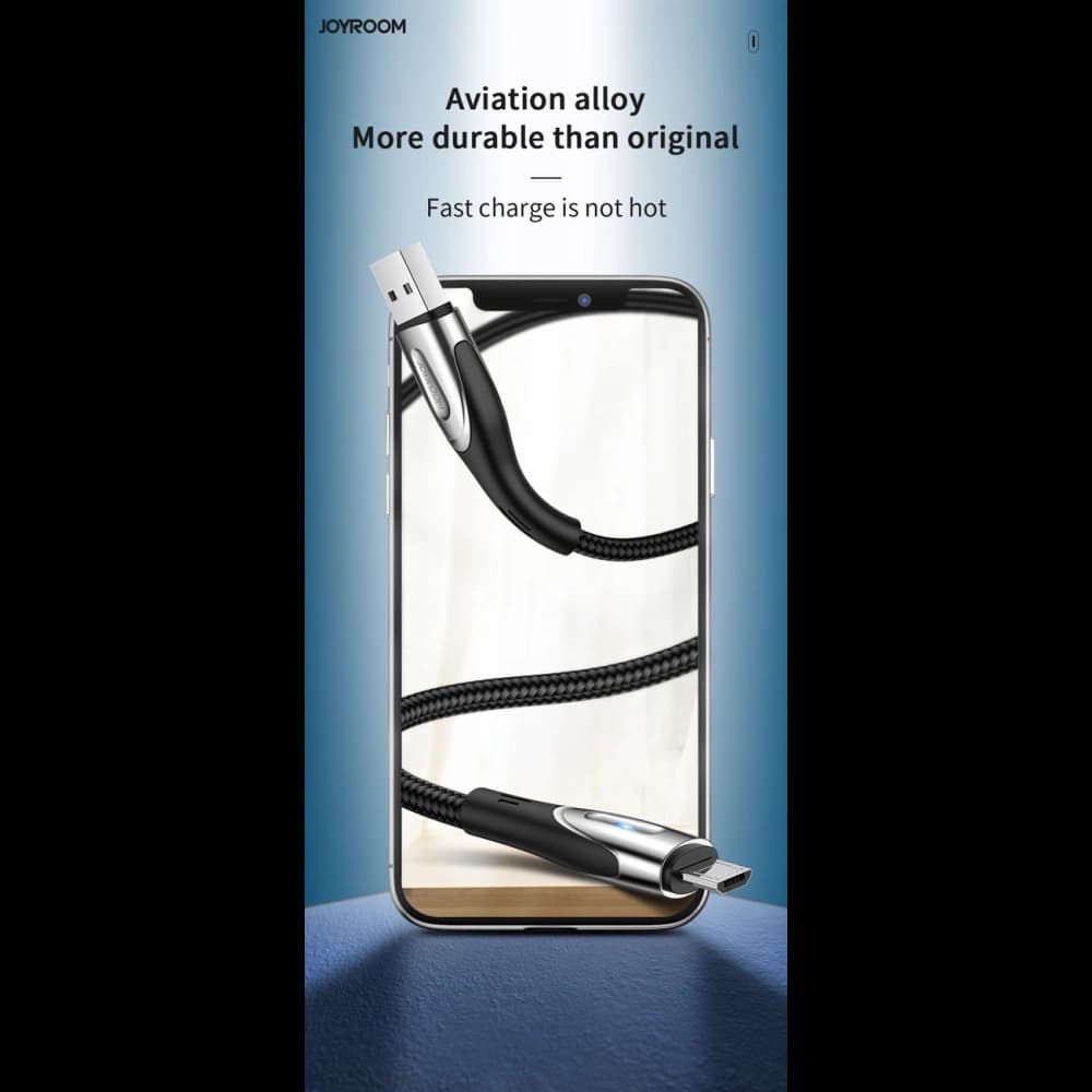 Kábel Joyroom S-M411 USB-A / microUSB 3A 1.2m fekete - 9