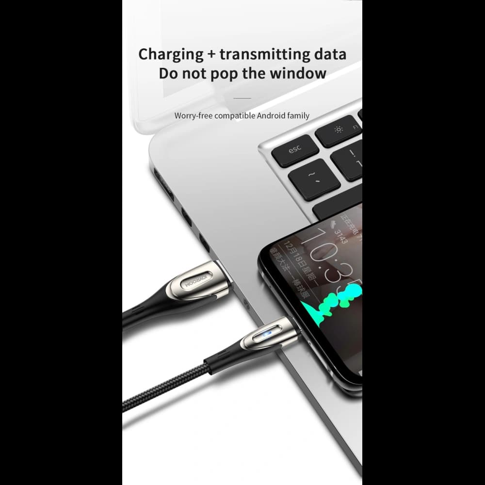 Kábel Joyroom S-M411 USB-A / microUSB 3A 2m fekete - 11