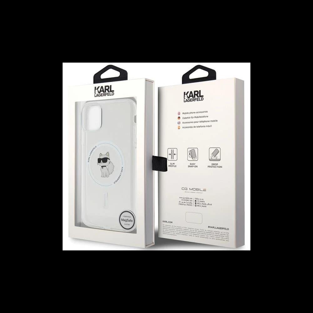Karl Lagerfeld KLHMN61HFCCNOT Apple iPhone XR / 11 hardcase IML Choupette MagSafe transparent - 8