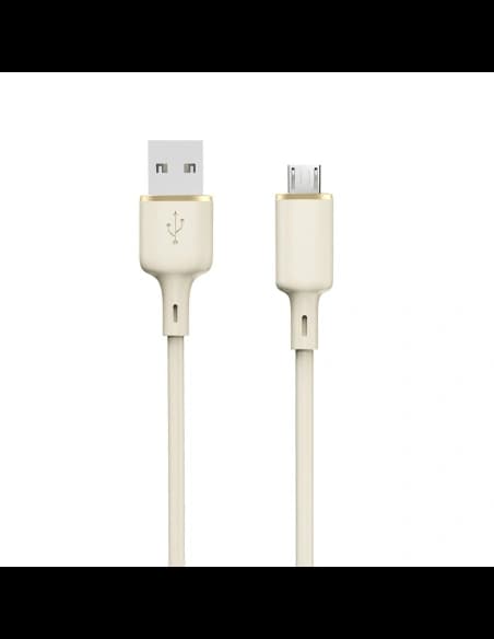 Kábel Dudao L7SM USB-A / microUSB 5A 1m bézs