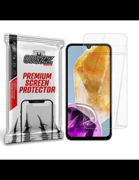 Hybriertes Glas GrizzGlass HybridGlass für Samsung Galaxy M15