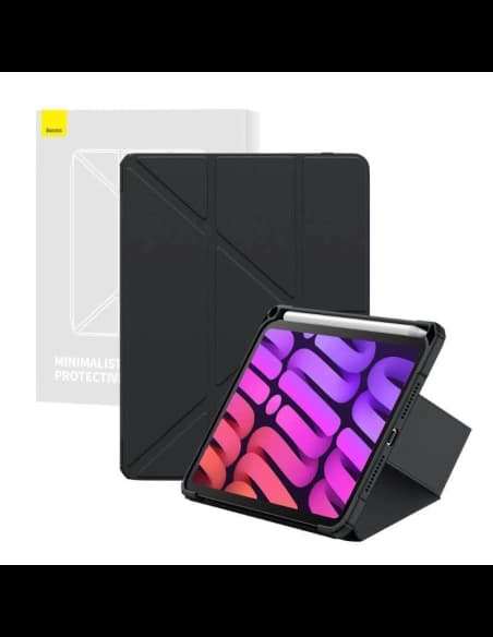 Etui Apple iPad mini 2021 (6. generációs) / iPad mini 8.3" 2024 7gen Baseus Minimalista fekete