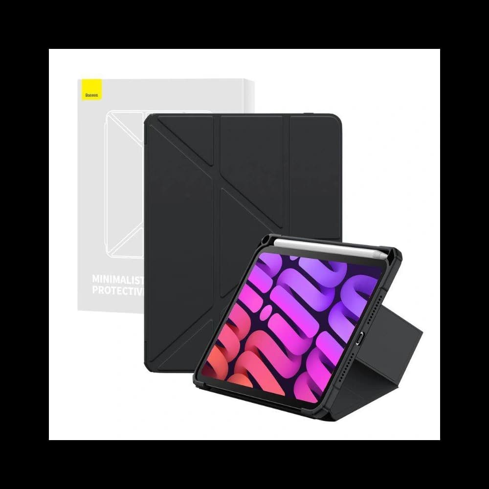 Etui Apple iPad mini 2021 (6. generációs) / iPad mini 8.3" 2024 7gen Baseus Minimalista fekete