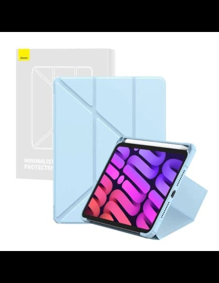 Etui Apple iPad mini 2021 (6. generációs) / iPad mini 8.3" 2024 7gen Baseus Minimalista kék