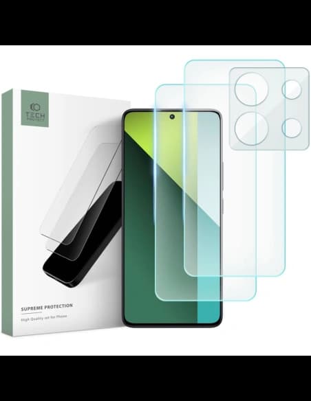 Tech-Protect Supreme Set Xiaomi Redmi Note 13 Pro 5G / Poco X6 5G Clear [2+1 PACK]