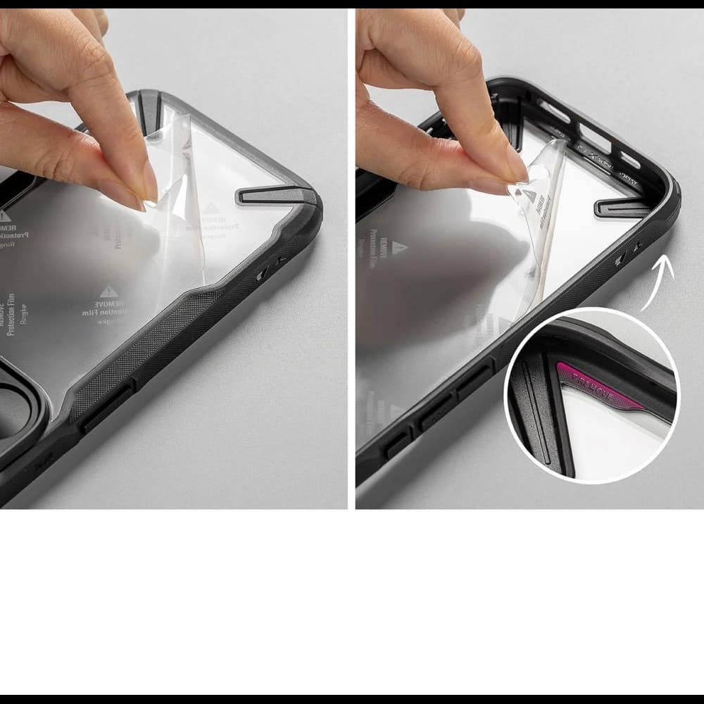 Etui Ringke Fusion-X OnePlus 12R Fekete - 10