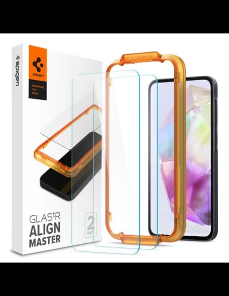 Spigen GLAS.tR AlignMaster Samsung Galaxy A35 5G Clear [2 PACK]