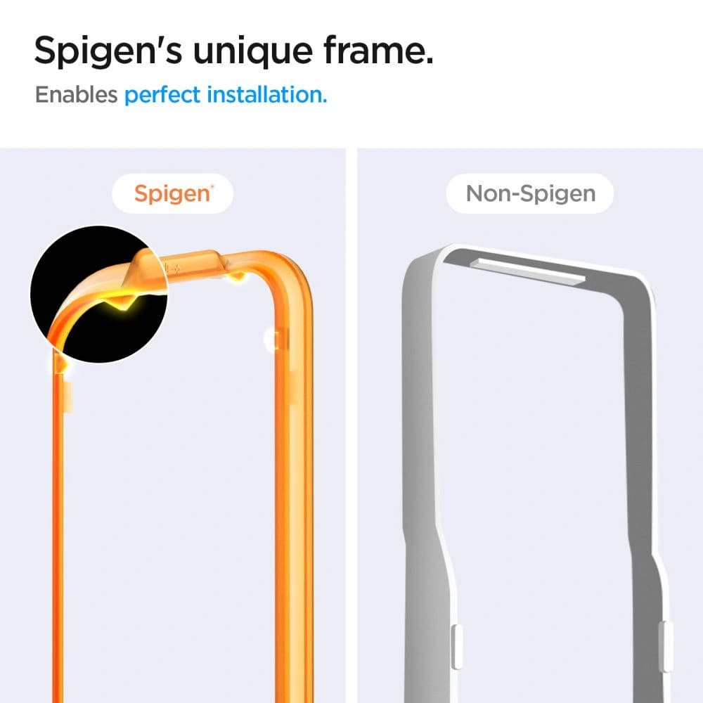 Spigen GLAS.tR AlignMaster Samsung Galaxy A35 5G Clear [2 PACK] - 7