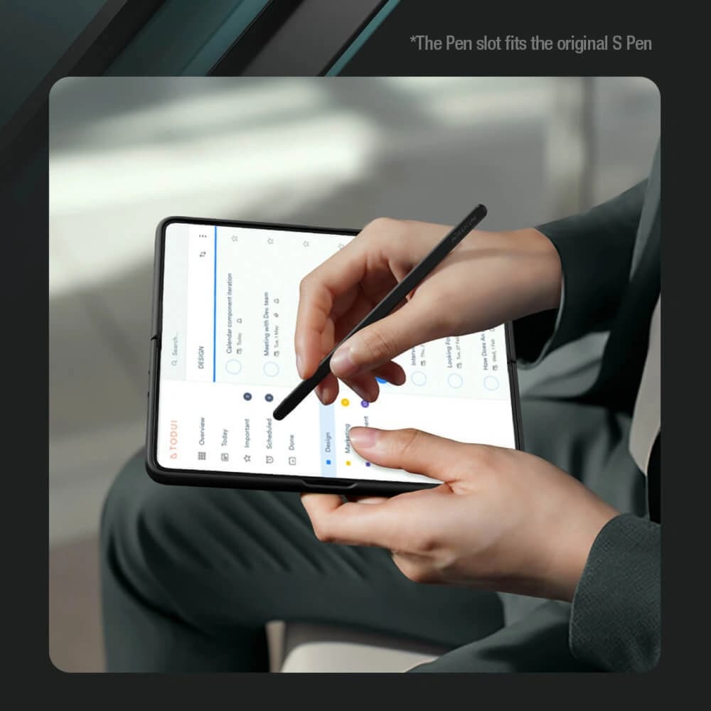 Case Nillkin Flex Pure Fold Case Samsung Galaxy Z Fold 5 schwarze - 11