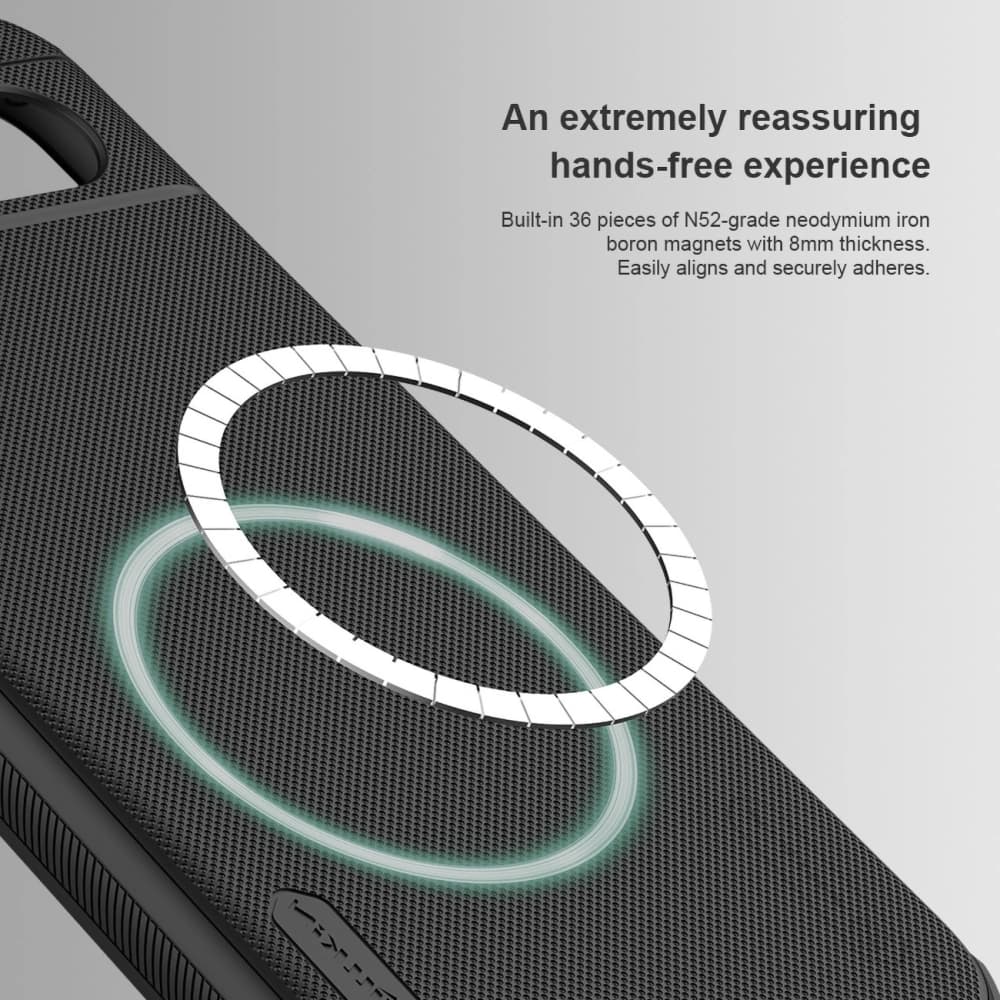 Etui Nillkin Super Frosted Shield Pro Magnetic tok Google Pixel 8A fekete - 10