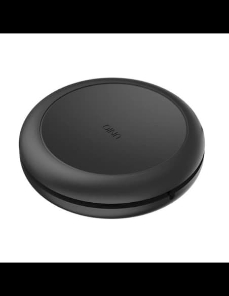 UNIQ kabel MFI Halo USB-C-Lightning 18W nylonowy zwijany 1,2m czarny/midnight black