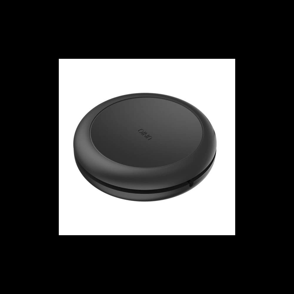 Cablu UNIQ MFI Halo USB-C-Lightning 18W din nylon, retractabil, 1,2m, negru/midnight black - 1