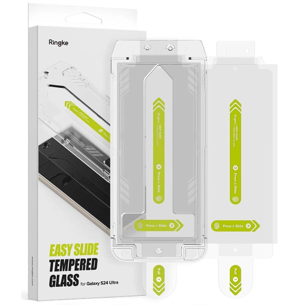 Sticlă securizată Ringke Easy Slide Samsung Galaxy S24 Ultra Clear [2 PACK] - 10