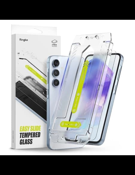 Gehärtetes Glas Ringke Easy Slide Samsung Galaxy A55 5G Klar [2 PACK]