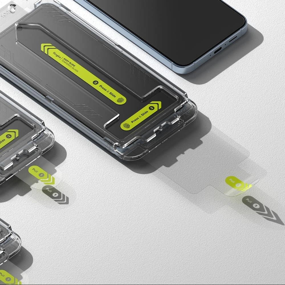 Gehärtetes Glas Ringke Easy Slide Samsung Galaxy A55 5G Klar [2 PACK] - 6