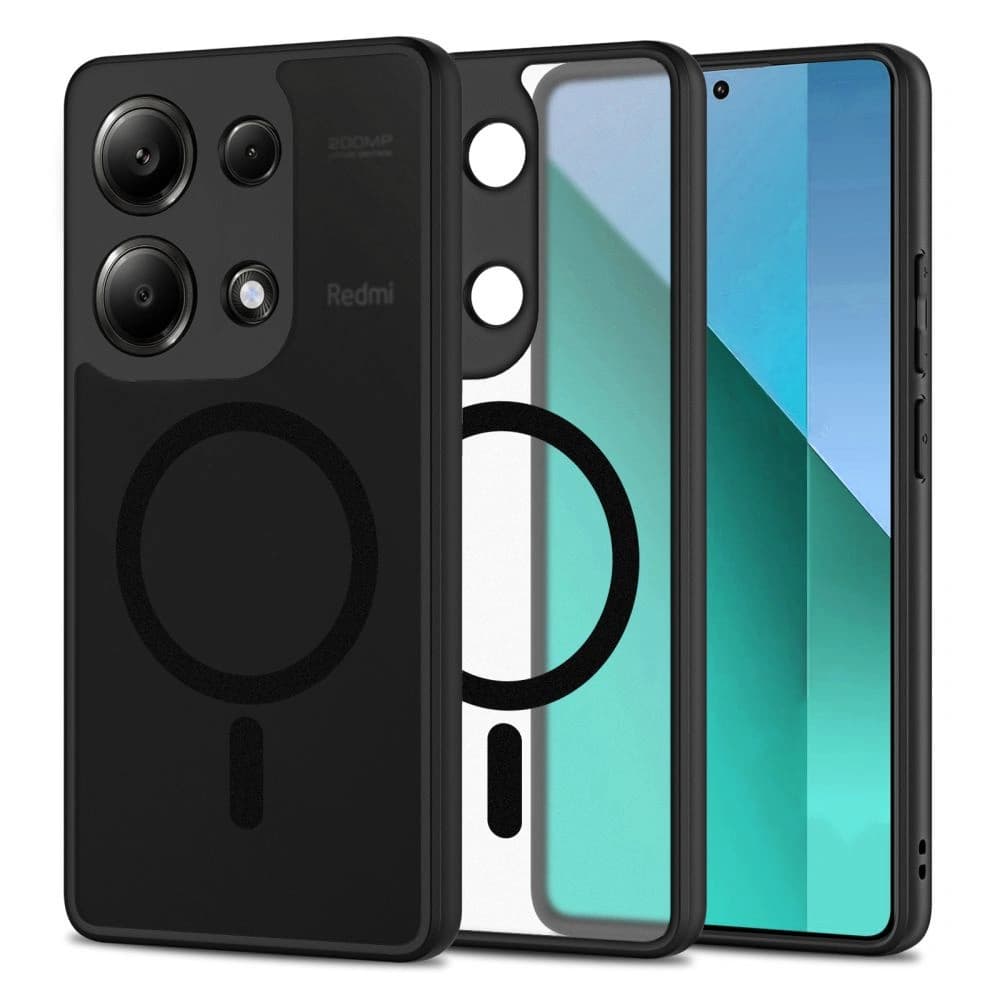 Etui Tech-Protect MagMat MagSafe Xiaomi Redmi Note 13 4G Negru Mat - 1
