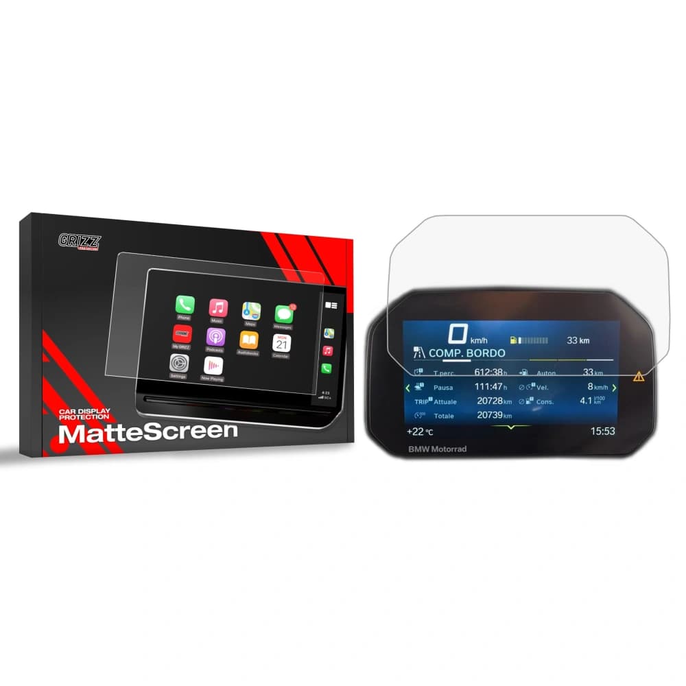 Matte GrizzGlass CarDisplay Protection BMW R 1300 GS 6,5" TFT (2024-2025) - 1