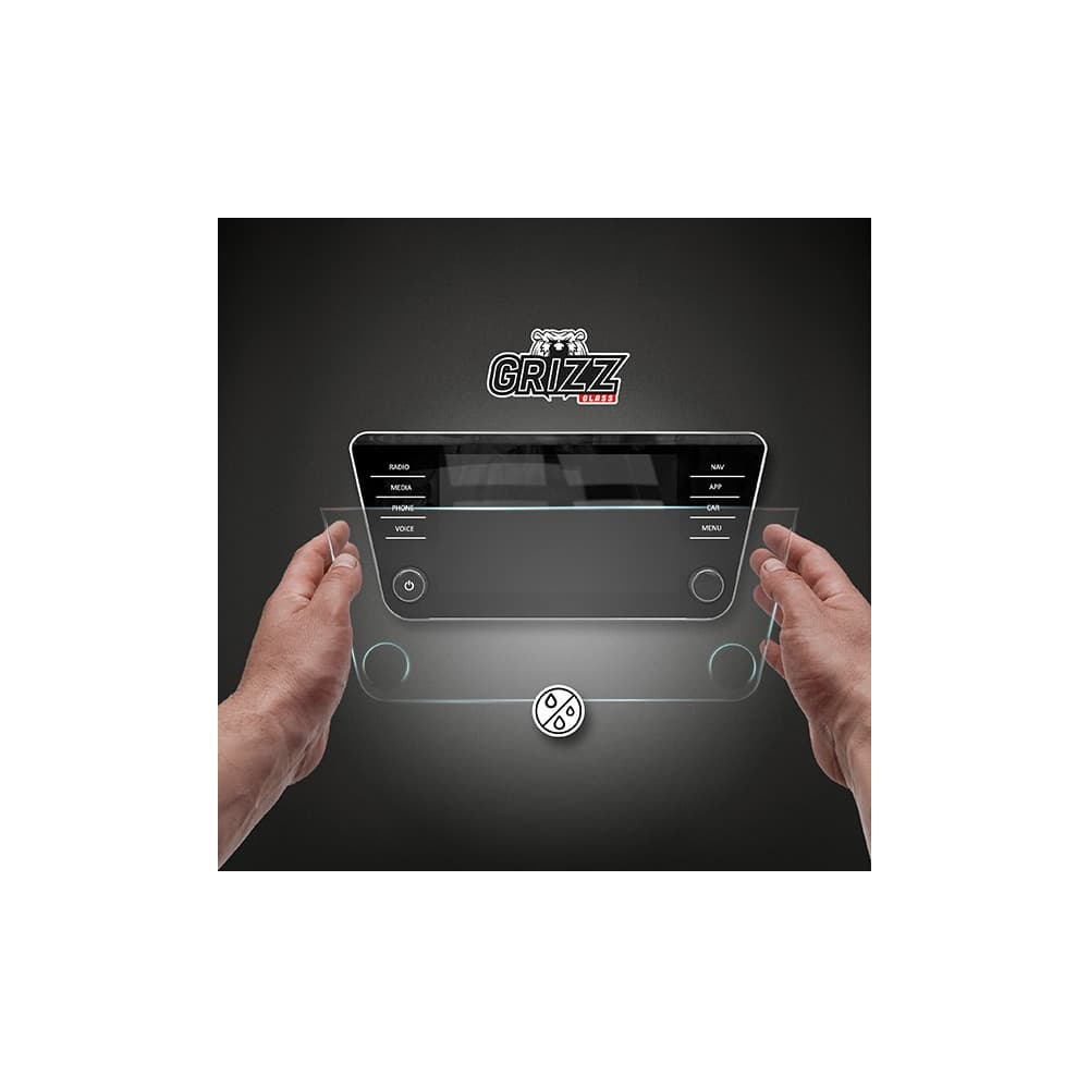 Matte GrizzGlass CarDisplay Protection Skoda Octavia 4 8,25" Swing 2019-2024 - 7
