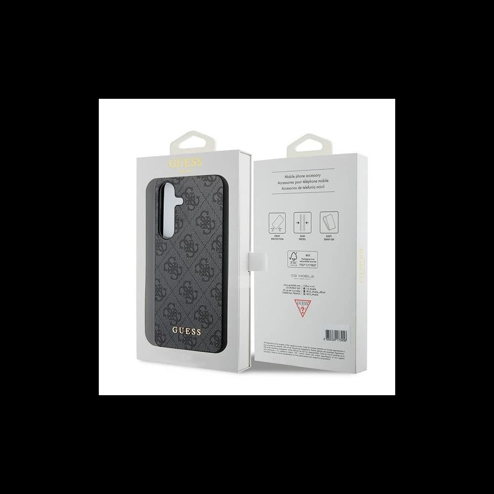 Etui Guess GUHCS24SG4GFGR Samsung Galaxy S24 hardcase 4G Metal Gold Logo černá/black - 8