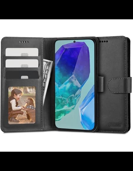 Tech-Protect Wallet Samsung Galaxy M55 5G Black