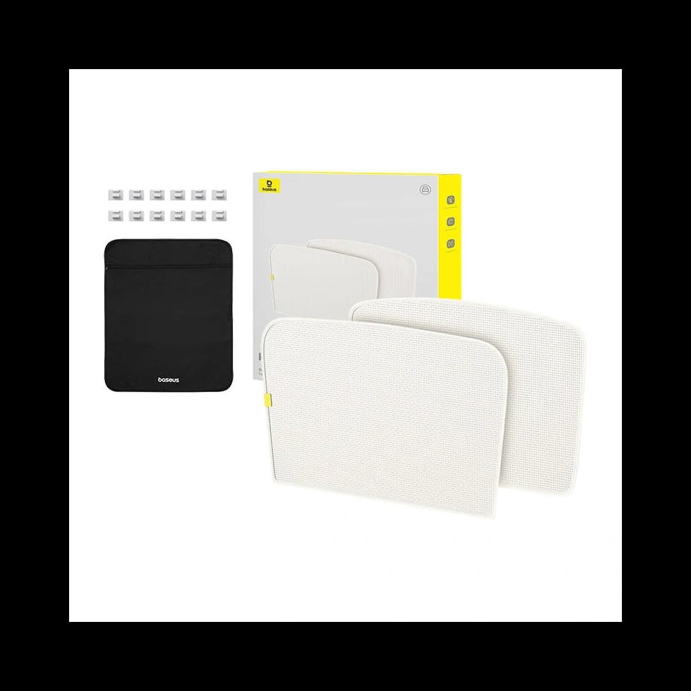 Protecție solară auto cu un singur strat Baseus T-Space pentru Tesla Model 3 albă - 7