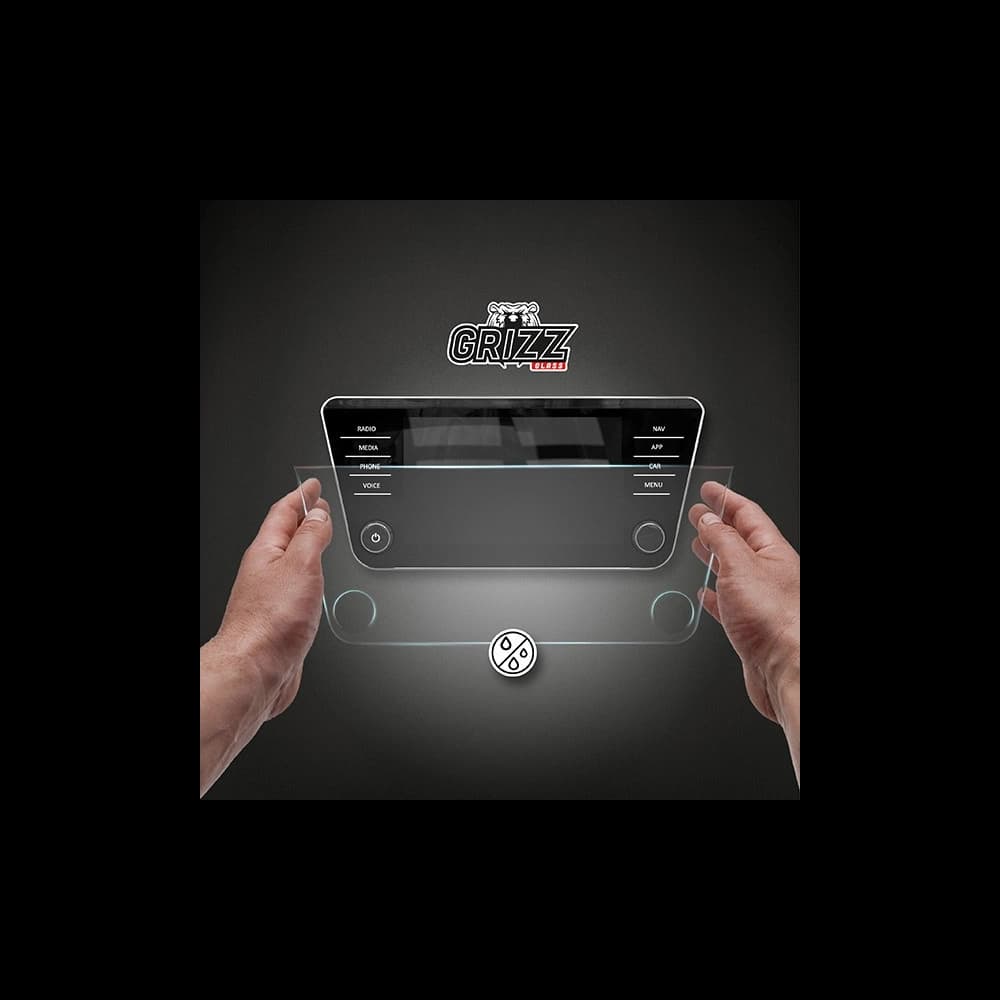 Matte GrizzGlass CarDisplay Protection Ford Courier 8" 2023-2025 [2in1] - 7