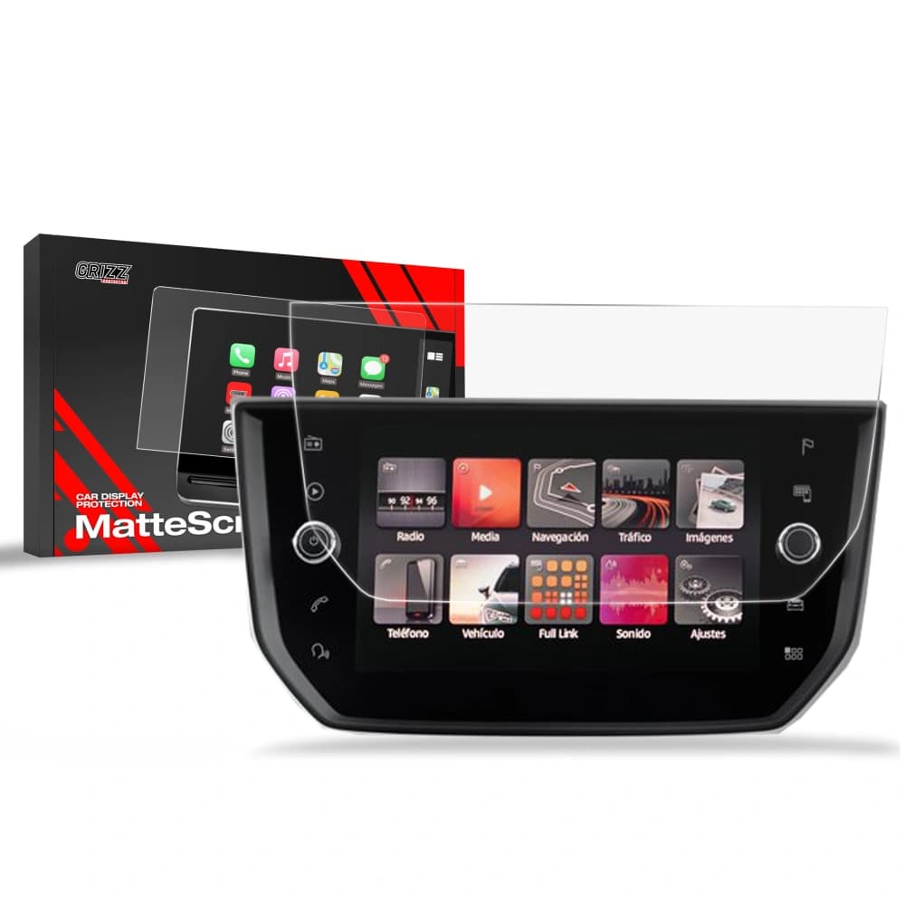Matte GrizzGlass CarDisplay Protection Seat Ibiza 8" 2017-2020 - 1