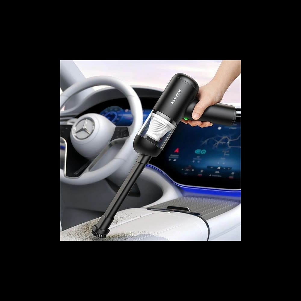 AWEI V2 vezeték nélküli mini porszívó fekete - 4