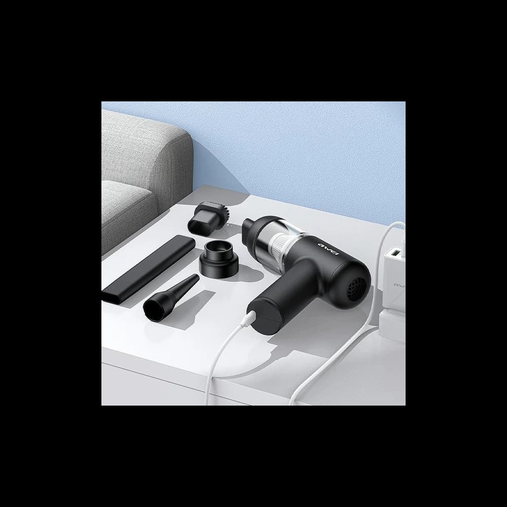 AWEI V2 vezeték nélküli mini porszívó fekete - 10