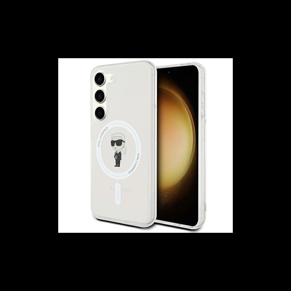 Karl Lagerfeld KLHMS24SHFCKNOT Samsung Galaxy S24 hardcase IML Ikonik MagSafe transparent - 1