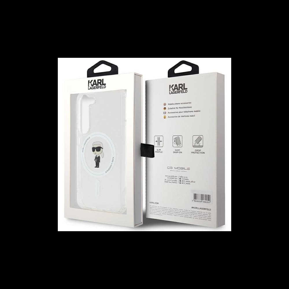 Karl Lagerfeld KLHMS24SHFCKNOT Samsung Galaxy S24 hardcase IML Ikonik MagSafe transparent - 8