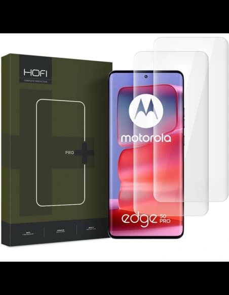 Tvrzené sklo Hofi UV Glass Pro+ Motorola Edge 50 Fusion / Edge 50 Pro 5G Clear [2 PACK]