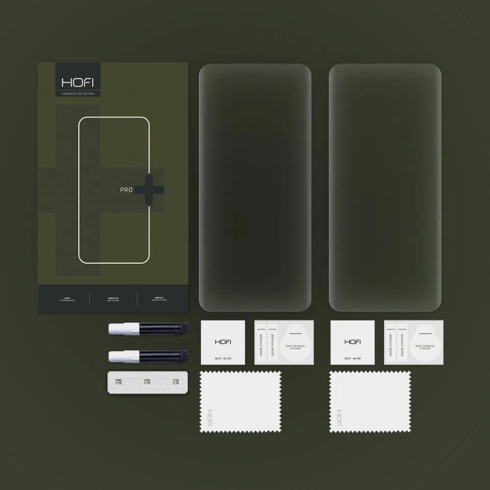 Gehärtetes Glas Hofi UV Glass Pro+ Motorola Edge 50 Fusion / Edge 50 Pro 5G Klar [2 PACK] - 4