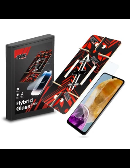 Hybriertes Glas GrizzGlass HybridGlass Easy für Samsung Galaxy M15