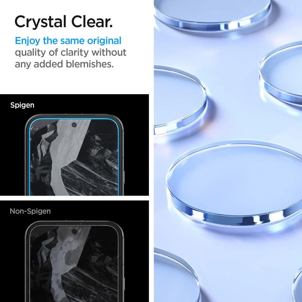 Edzett üveg Spigen GLAS.tR AlignMaster Google Pixel 8a Clear [2 PACK] - 12